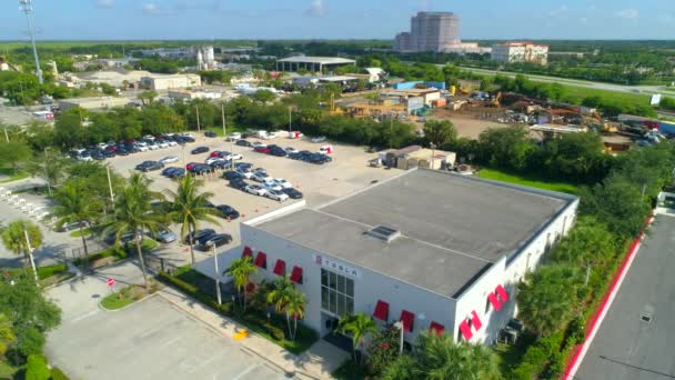 West Palm Beach Florida Vereinigte Staaten Juni 2018 Tesla Service — Stockvideo