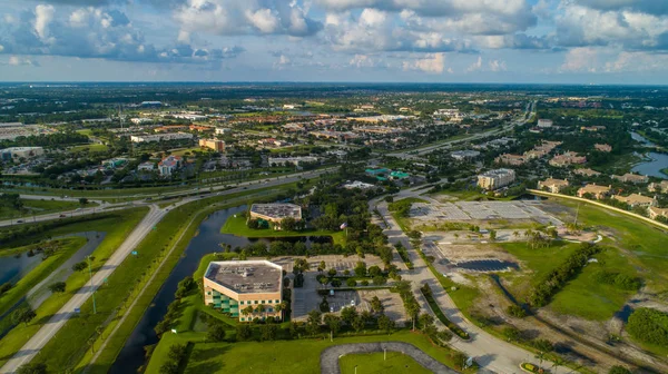 Citra Drone Udara Dari Port Lucie Florida Usa — Stok Foto