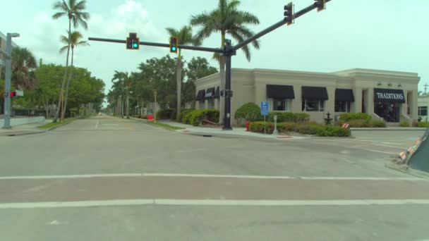 Şehir Merkezindeki Naples Florida Usps Amerika Birleşik Devletleri Posta Ofisi — Stok video