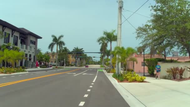 Street Scene Naples Florida — Stock Video