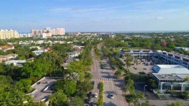Hava video Crandon Boulevard anahtar Biscayne Florida Miami