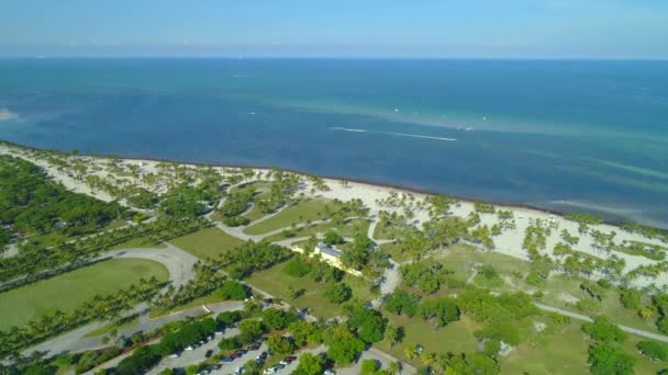 Aerial Video Båtar Utanför Kusten Atlanten — Stockvideo