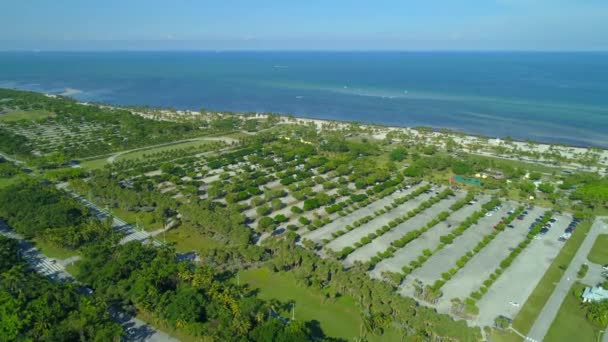 Escénico Miami Beach Key Biscayne 24P — Vídeo de stock