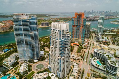 Lüks kınamak Miami Beach hava fotoğrafı