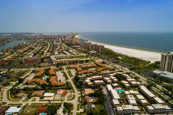 Imagem Aérea Dos Bairros Residenciais Marco Island — Fotografia de Stock