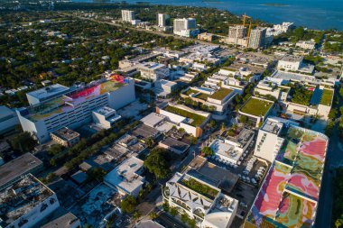 Hava dron resim tasarım İlçesi Miami kentsel şehir sahnenin