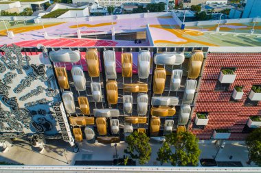 Sanat garaj Miami tasarım arabalar asılı bölge