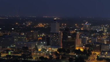 Memphis Tennessee epik gece görüntüleri drone ile vurdu