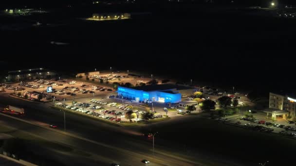 Aerial Footage San Marcos Honda Dealership — Stock Video