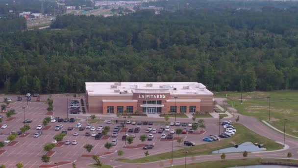Aerial Fitness Gimnasio Slidell Louisiana — Vídeos de Stock