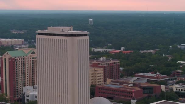 Anténa Tallahassee State Capitol Building — Stock video