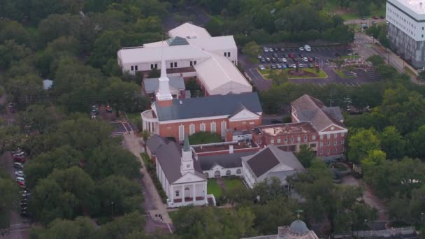 Aerial Tour Edifici Tallahassee Florida — Video Stock