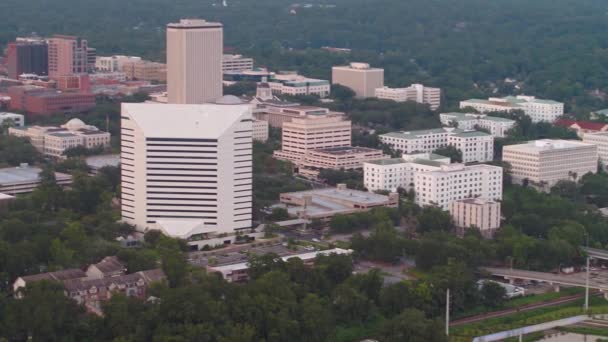 Aerial Video Florida Institutionen För Utbildning Bygga Tallahassee Florida — Stockvideo