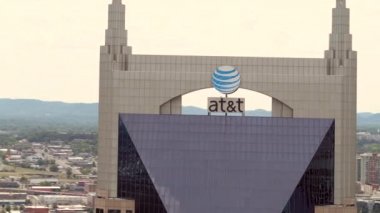 Nashville, Tn, Amerika Birleşik Devletleri - 1 Ağustos 2018: Hava yörünge because kule Nashville Tennessee ABD