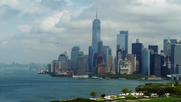 Aerial Arkivfilmer New York City Nyc 24P — Stockvideo
