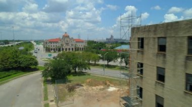 Mobile, Alabama, Amerika Birleşik Devletleri - 1 Ağustos 2018: Hava video Gmno Transit Merkezi Mobile Alabama oluşturma tarihi