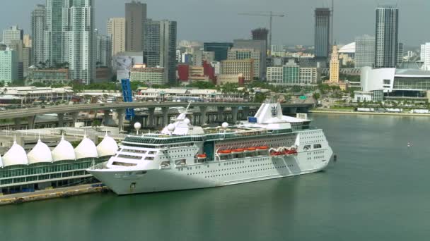 Miami Florida Usa Agosto 2018 Video Aereo Imperatrice Dei Mari — Video Stock