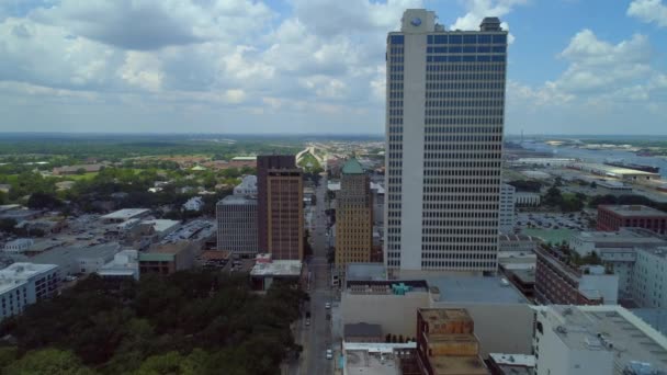 Высотные Здания Mobile Alabama — стоковое видео