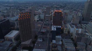 İlk banka ve güven New Orleans havadan görüntüleri