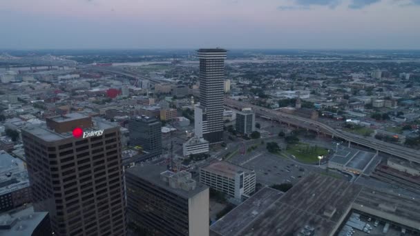 Letecké Video Dálnici I10 Nad Mississippi River Baton Rouge Louisiana — Stock video