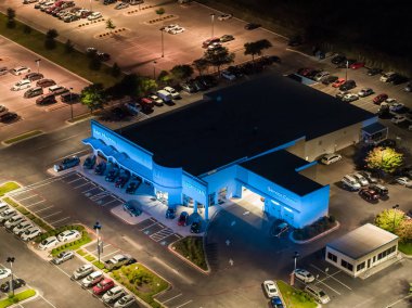 San Marcos Texas Honda Bayilik havadan görüntü