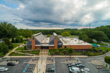 Maryland House dinlenme alanı hava dron görüntü
