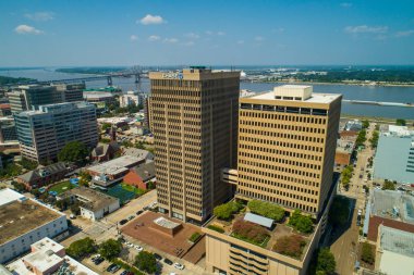 Chase Bank Baton Rouge Louisiana hava dron görüntü