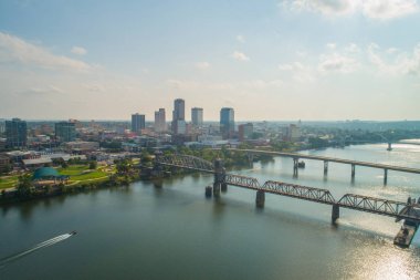 Little Rock Arkansas ABD Hava dron görüntü