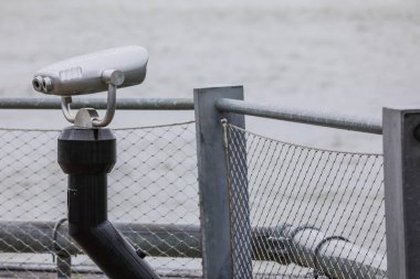 Turistik gezi dürbün New York'ta görüntü