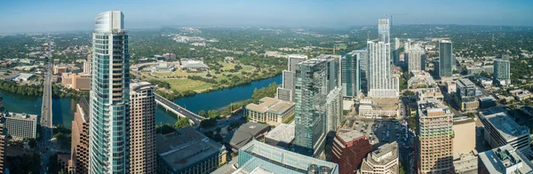 Aerial Downtown Austin Texas Stati Uniti — Foto Stock
