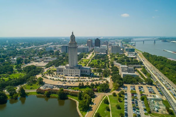 Aerial Photo Downtown Baton Rouge Louisiana Usa — Stock Photo, Image