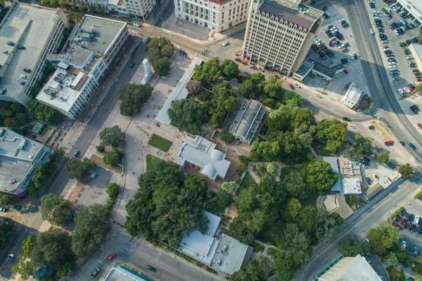 Imagen Del Dron Aéreo Alamo Mission San Antonio — Foto de Stock