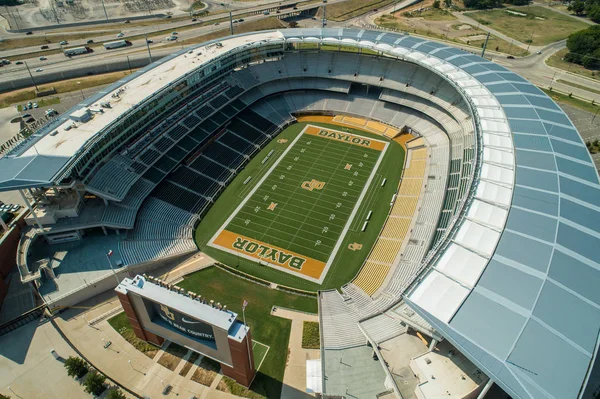 Havadan Fotoğraf Mclane Stadyumu Baylor Üniversitesi Waco Texas — Stok fotoğraf