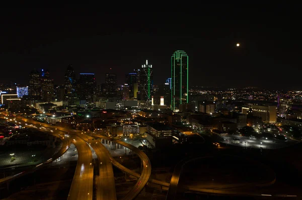 Antenn Drönare Bild Dallas — Stockfoto