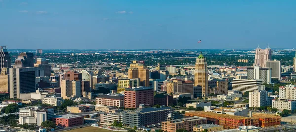 Panorama Drone Aérien Centre Ville San Antonio Texas Usa — Photo