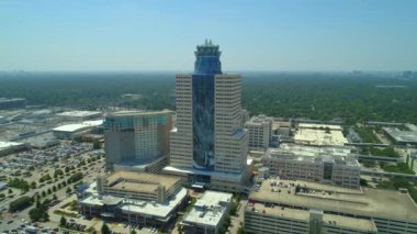 Hava yaklaşım Memorial Hermann Anıtı Şehir Tıp Merkezi Houston Texas