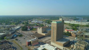 Mississippi Nehri Baton Rouge Louisiana üzerinde hava video otoyol I10