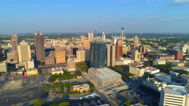 Paisagem Cidade Aérea San Antonio Texas — Vídeo de Stock