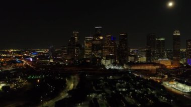 Hava yanal kurulması Houston Texas geceleri vurdu