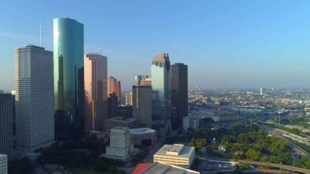 Imagens Aéreas Houston Texas Eua — Vídeo de Stock