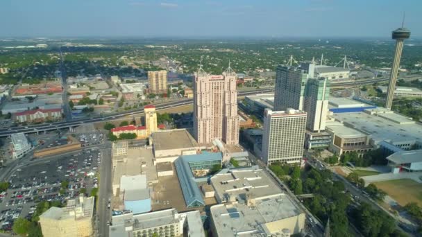 San Antonio Texas Usa Sierpień 2018 Aerial Stockowy San Antonio — Wideo stockowe