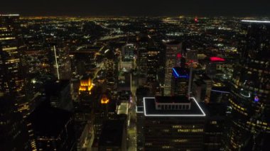 Gece Stok görüntüleri Houston Texas 4k