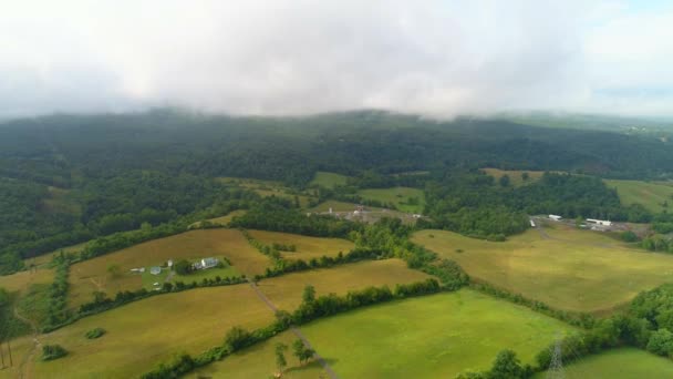 Aerial Mountain Paisaje Virginia — Vídeo de stock