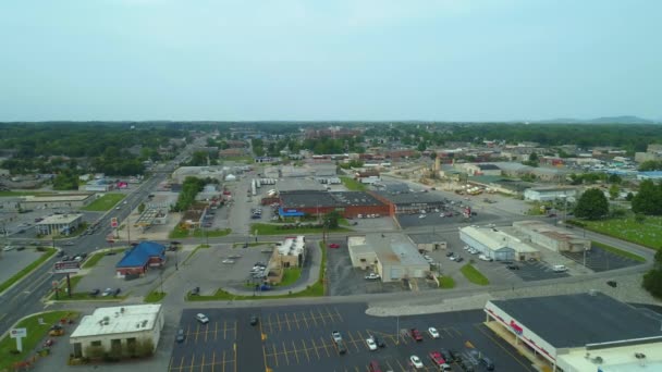 Yeşil Cookeville Cityscape Tennessee Abd — Stok video