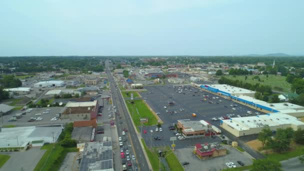 Yeşil Cookeville Cityscape Tennessee Abd — Stok video