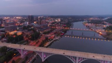 Alacakaranlık twilight video Knoxville Tennessee bir dron 4 k ile vurdu.