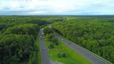 Uçak video eyaletler arası I95 Maryland ABD