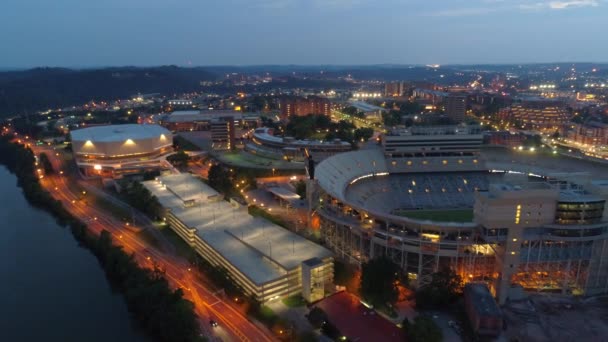 Imágenes Drone Knoxville Tennessee — Vídeo de stock