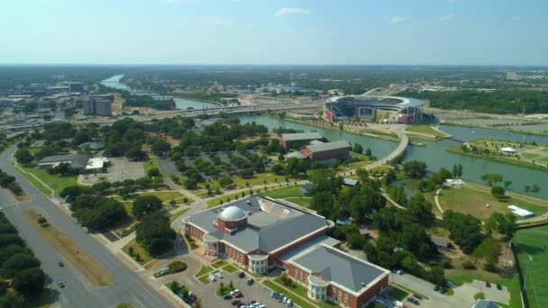 Waco テキサス州ベイラー大学大学キャンパス — ストック動画