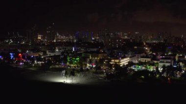 Gece görüntüleri Miami Beach